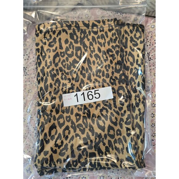 Leopard Print Pencil Skirt Large Knee-Length Mob Wife animal print Glam - Picture 5 of 5